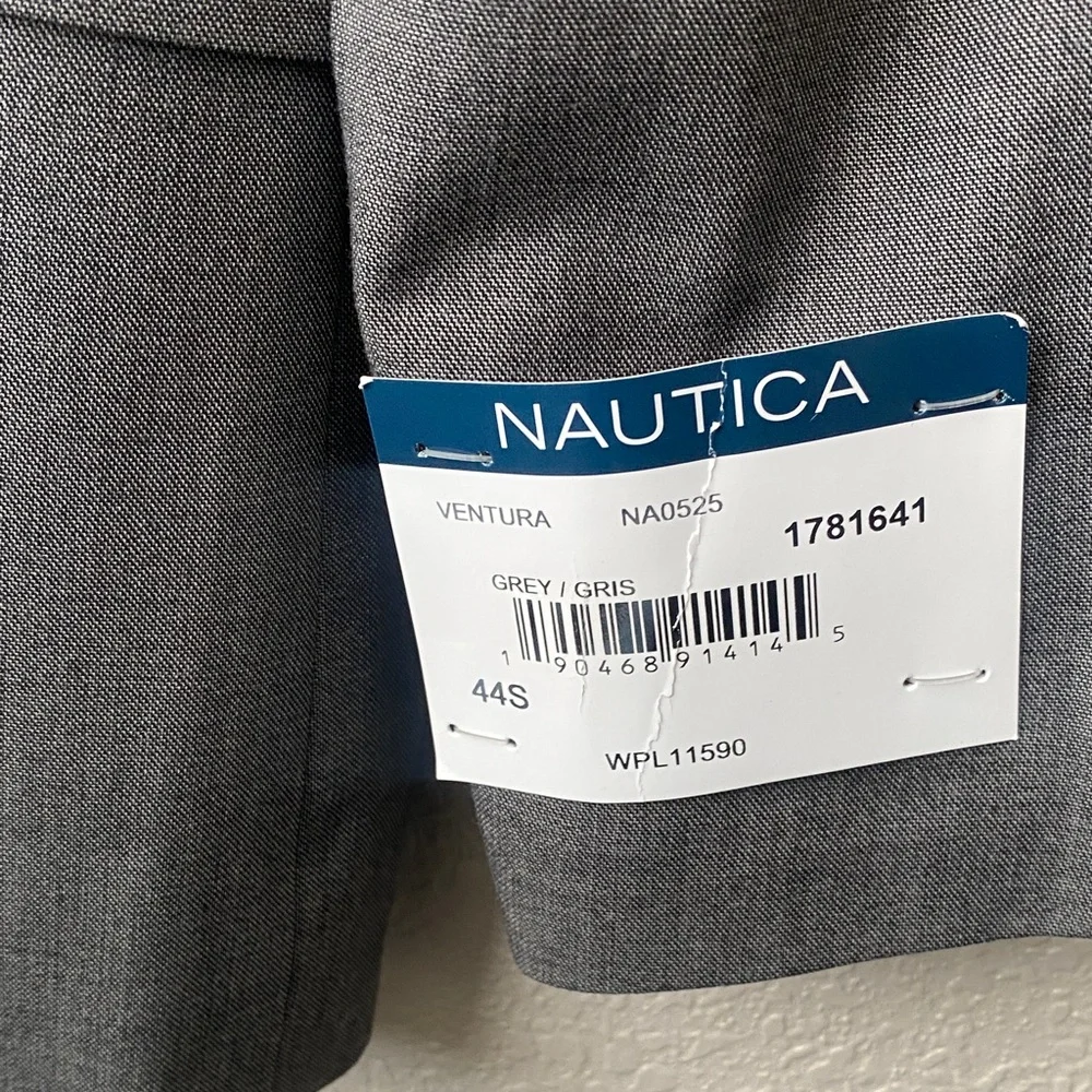 Nautica Men's Active Ventura Stretch Blazer Sport Coat Gray 44S - Picture 4 of 5